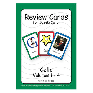 Cello Review Cards