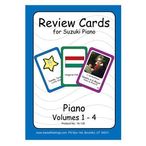 Piano Review Cards