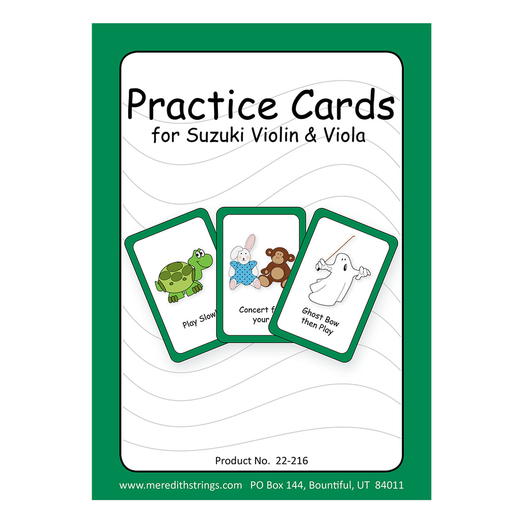 Violin/Viola Practice Cards