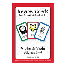 Load image into Gallery viewer, Violin/Viola Review Cards - Volumes 1-4
